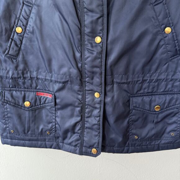 Lauren Ralph Lauren Navy Blue hooded Vest Jacket size L - Picture 4 of 10